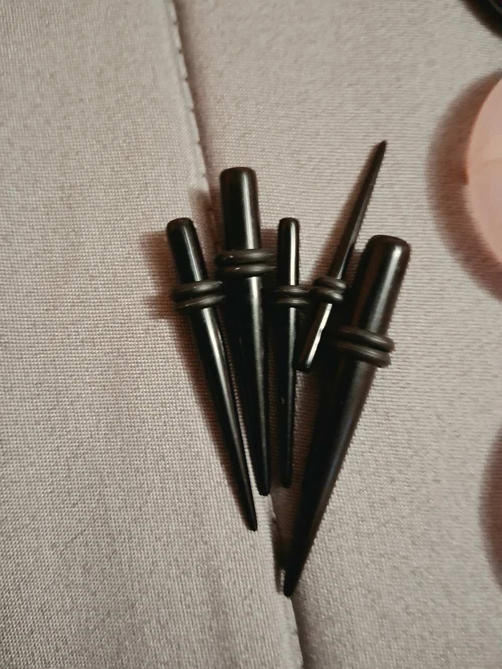 Black Tapered Spike Earrings — Women Jewelry Earrings